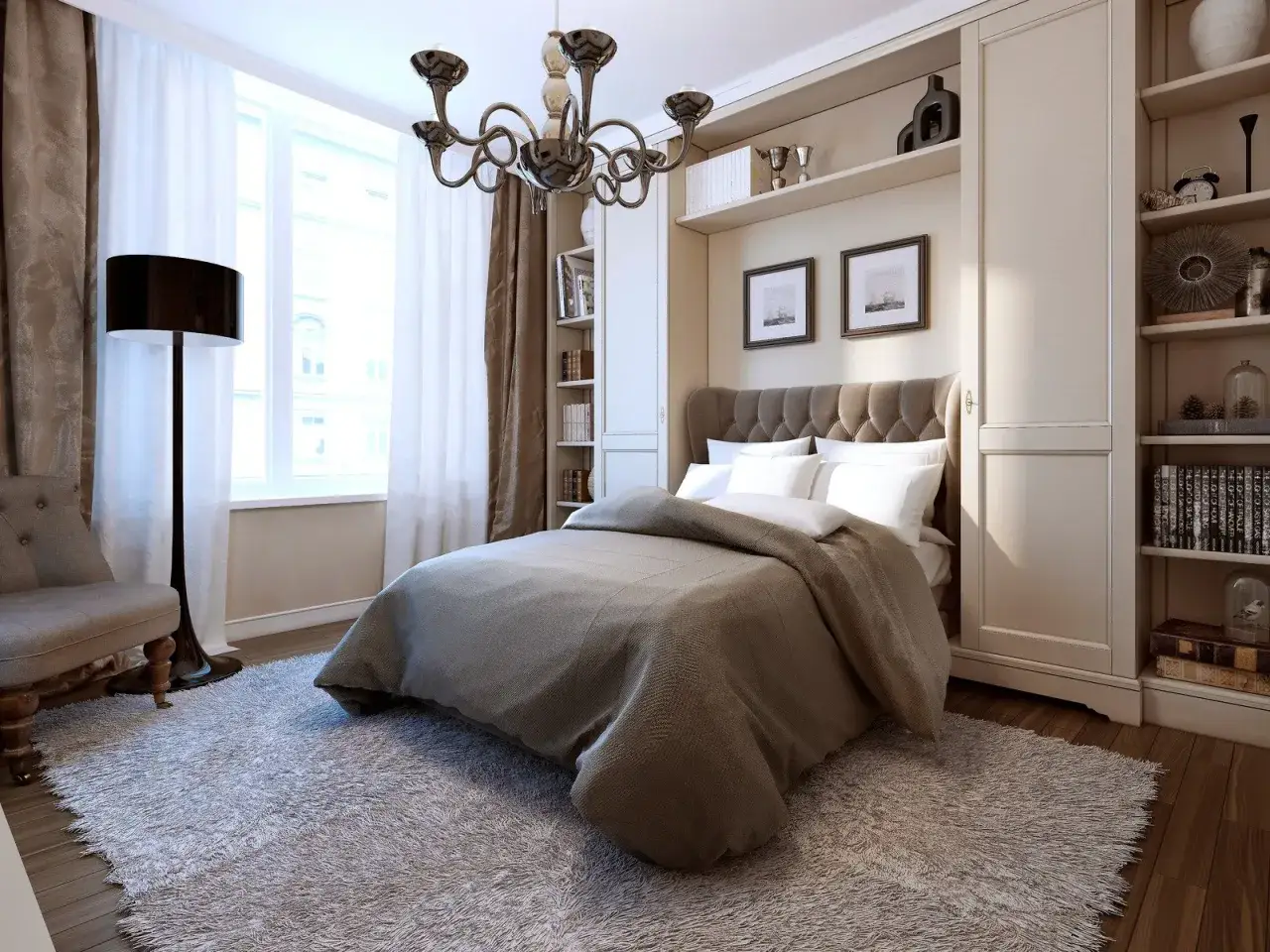 Sypialnia Art Déco - Elegancja bez przepychu. Jak to zrobić?